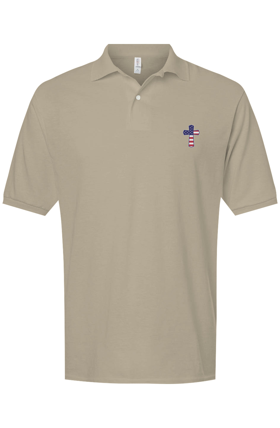 God N Country Patriotic Blended Polo